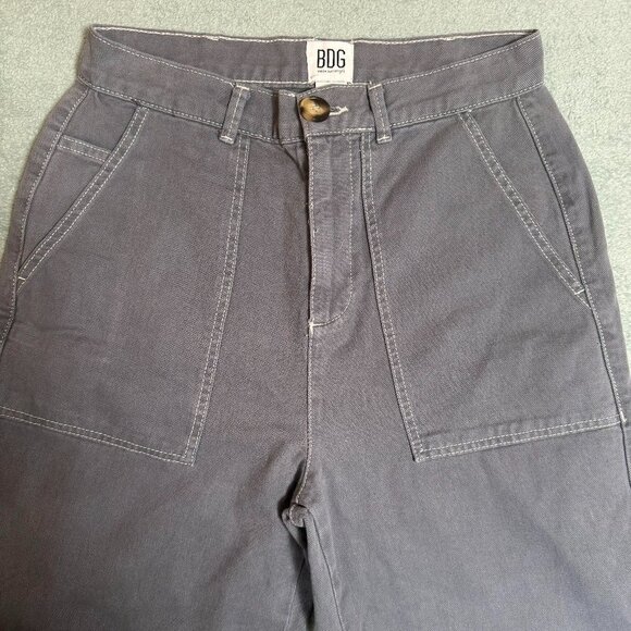 BDG Urban Outfitters High Rise Wide Leg Gray Size W29 - Picture 3 of 11
